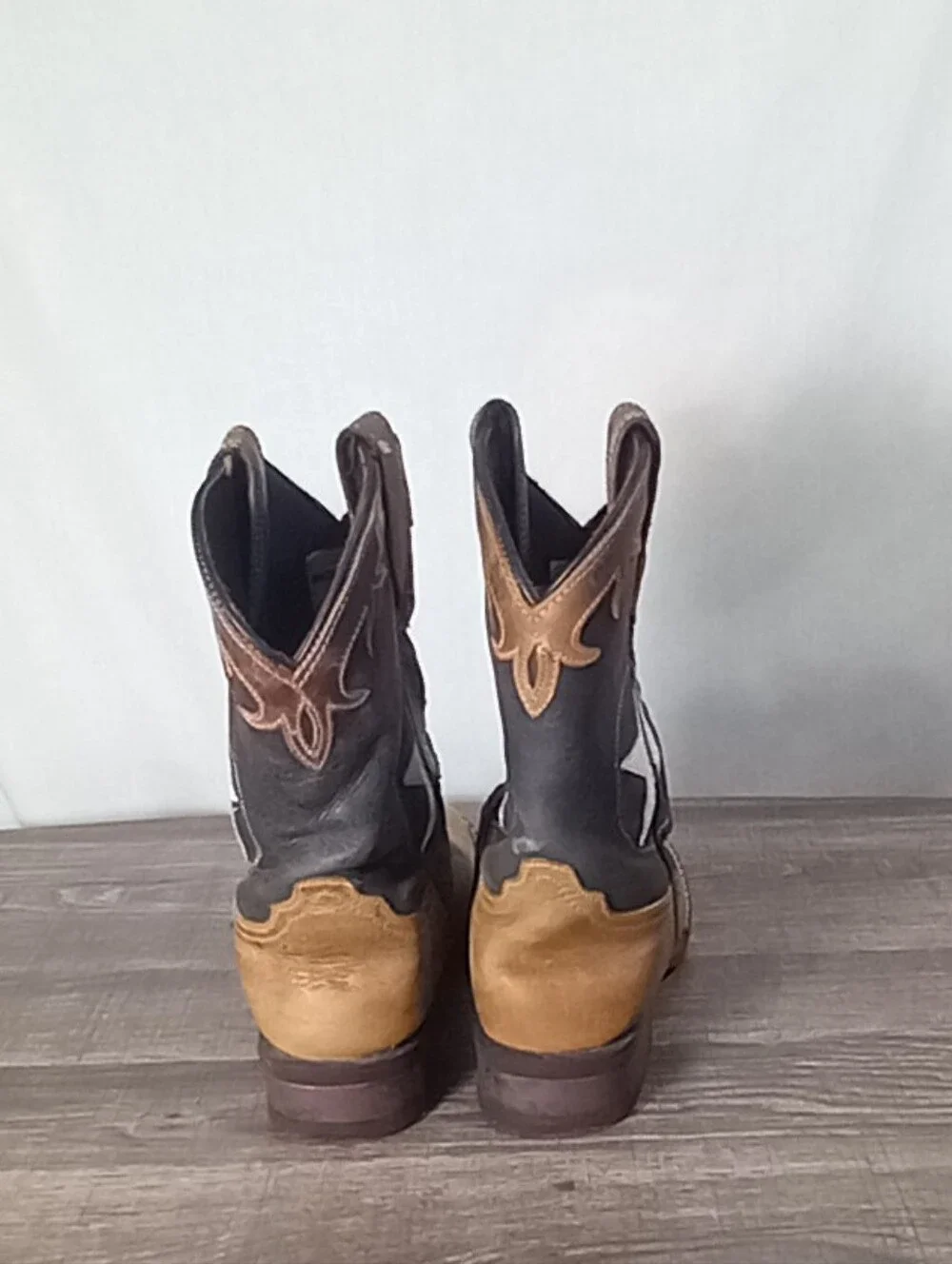 Roper Boy's Monterey Star Western Boots Size 3